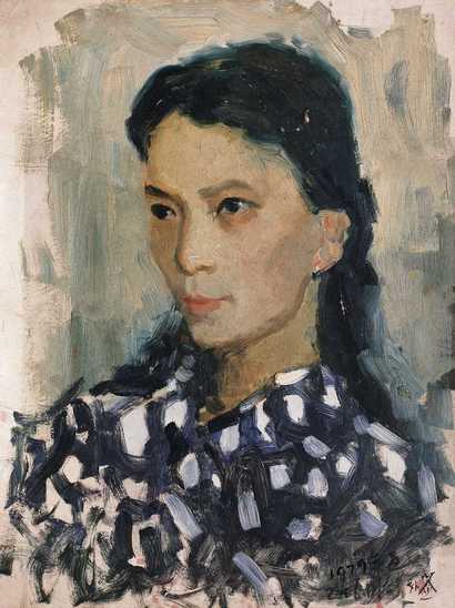 周春芽 1979年作 女同学